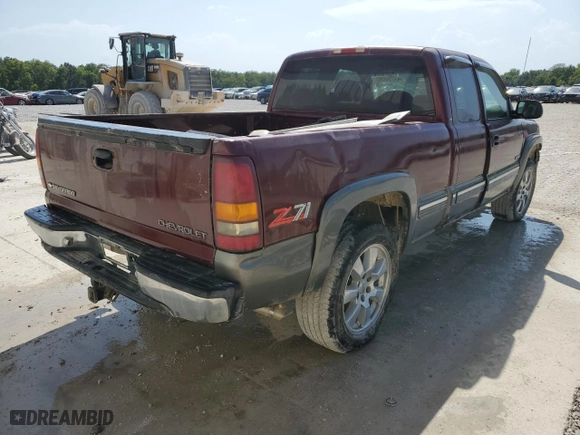 2000 Chevrolet Silverado 1500 LS with VIN 2GCEK19T6Y1133994, listed as a Copart auction lot 47248592 with 282,940 mi miles and Non Repairable. Bid and sale history available at carsss.com. Image 4.