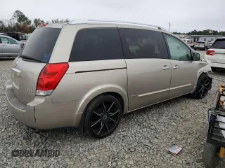 2007 Nissan Quest S with VIN 5N1BV28U07N116577, listed as a Copart auction lot 83698144 with 143,921 mi miles and Salvage Title. Bid and sale history available at carsss.com. Image 3.