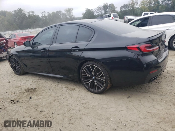 2021 BMW 5 Series M550i xDrive z VIN WBA13BK0XMCF46927, wystawiony jako Copart lot #72636684 z przebiegiem 31 044 mil mil oraz Czysty tytuł • Clean title. Historia ofert i sprzedaży dostępna na DreamBid. Obrazek 2.