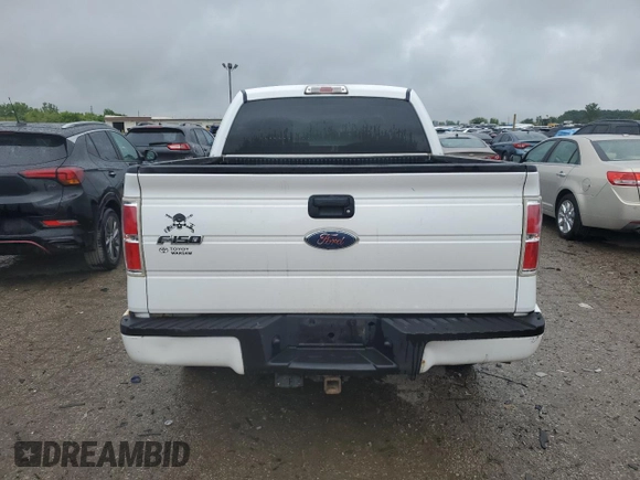 2009 Ford F-150 STX with VIN 1FTRX12W09FA04019, listed as a Copart auction lot 58752715 with 222,820 mi miles and Clean title. Bid and sale history available at DreamBid. Image 6.