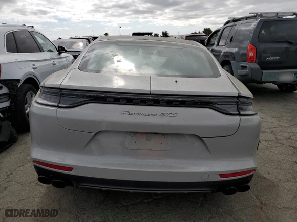 2021 Porsche Panamera GTS with VIN WP0AG2A72ML148131, listed as a Copart auction lot 56991833 with 4,108 mi miles. Bid and sale history available at carsss.com. Image 6.