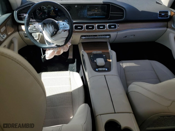 2023 Mercedes-Benz GLS with VIN 4JGFF5KEXPA965740, listed as a Copart auction lot 49292485 with 36,226 mi miles and Salvage Title. Bid and sale history available at carsss.com. Image 8.