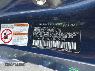 2013 Scion FR-S z VIN JF1ZNAA13D2733259, wystawiony jako IAAI lot #41876078 z przebiegiem 120 321 mil mil oraz . Historia ofert i sprzedaży dostępna na DreamBid. Obrazek 9.