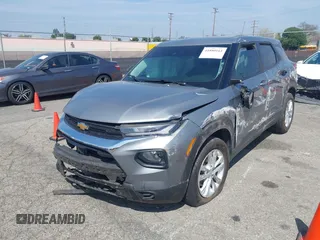 2023 Chevrolet TrailBlazer LS with VIN KL79MMS22PB106401, listed as a IAAI auction lot 41880161 with 23,801 mi miles and . Bid and sale history available at DreamBid. Image 2.