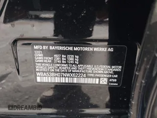 2022 BMW 5 Series 530i с VIN WBA53BH07NWX62224, выставлен на аукционе IAAI как лот 42348984 с пробегом 120 937 миль миль и . История ставок и продаж доступна на DreamBid. Изображение 9.