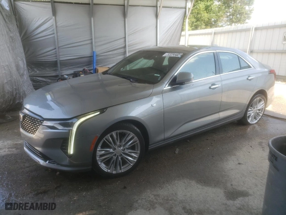 2023 Cadillac CT4 Premium Luxury with VIN 1G6DF5RK1P0131422, listed as a Copart auction lot 65443314 with 37,385 mi miles and Clean Title. Bid and sale history available at carsss.com. Image 1.