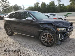 2022 Audi SQ5 Premium Plus with VIN WA1B4AFY3N2039171, listed as a Copart auction lot 72807104 with 25,223 mi miles and Salvage Title. Bid and sale history available at DreamBid. Image 4.