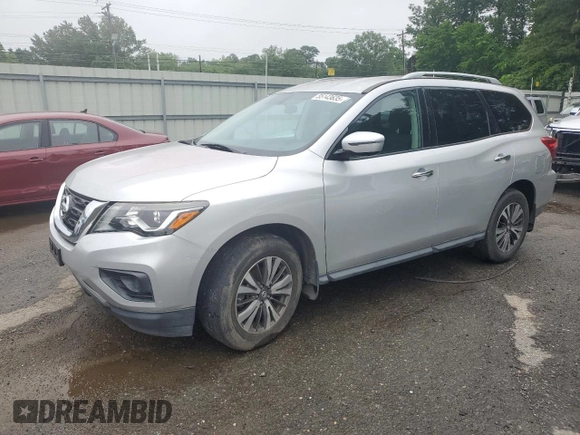 2017 Nissan Pathfinder SL with VIN 5N1DR2MM8HC655898, listed as a Copart auction lot 55143635 with 101,838 mi miles and Clean title. Bid and sale history available at DreamBid. Image 1.