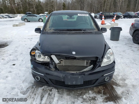 2010 Mercedes-Benz B-Class B 200 with VIN WDDFH3DB4AJ568589, listed as a Copart auction lot 47075335 with 124,366 mi miles and Salvage Title. Bid and sale history available at carsss.com. Image 5.