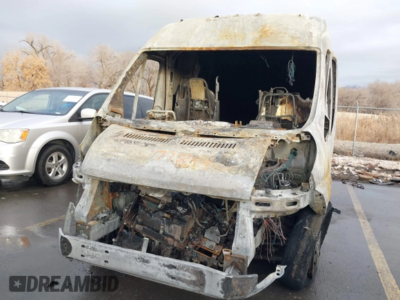 2016 Ram ProMaster Cargo with VIN 3C6URVJG9GE108092, listed as a IAAI auction lot 41177844 with Not Provided miles and . Bid and sale history available at DreamBid. Image 6.