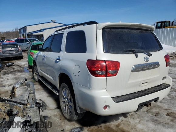 2012 Toyota Sequoia Platinum with VIN 5TDDY5G17CS055231, listed as a Copart auction lot 47800455 with 209,925 mi miles and Salvage Title. Bid and sale history available at carsss.com. Image 2.