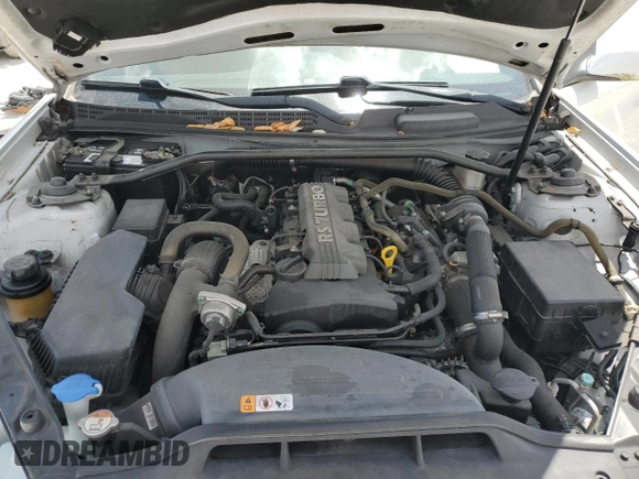 2014 Hyundai Genesis Coupe R-Spec z VIN KMHHT6KD4EU121512, wystawiony jako Copart lot #53890395 z przebiegiem 25 925 mil mil oraz Szkoda całkowita • Salvage title. Historia ofert i sprzedaży dostępna na DreamBid. Obrazek 11.