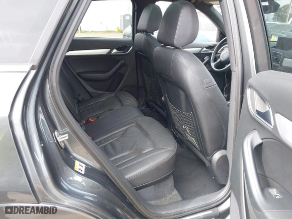 2018 Audi Q3 Premium Plus with VIN WA1HCCFS7JR019415, listed as a IAAI auction lot 41709593 with 59,445 mi miles. Bid and sale history available at carsss.com. Image 8.