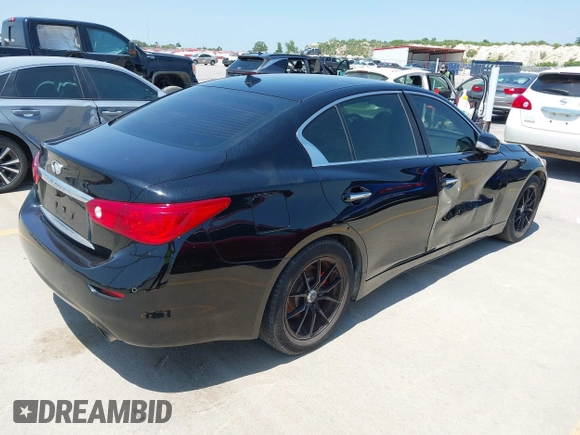 2015 Infiniti Q50 z VIN JN1BV7AP9FM335745, wystawiony jako IAAI lot #42336325 z przebiegiem 153 970 mil mil oraz . Historia ofert i sprzedaży dostępna na DreamBid. Obrazek 4.
