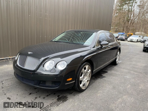 2008 Bentley Flying Spur with VIN SCBBR93W98C055885, listed as a Copart auction lot 81457494 with 81,286 mi miles and Clean Title. Bid and sale history available at DreamBid. Image 2.