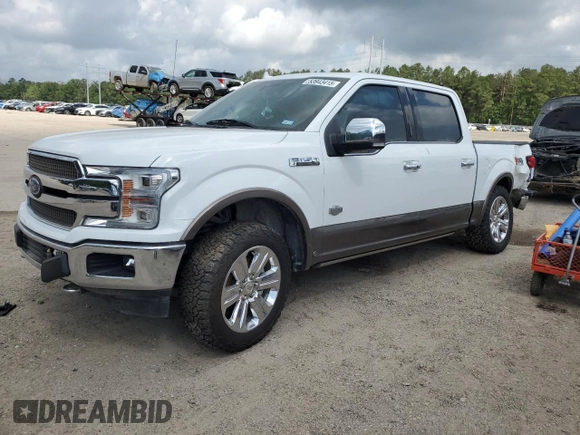 2019 Ford F-150 XL with VIN 1FTEW1E51KFD33077, listed as a Copart auction lot 53943415 with 74,754 mi miles and Salvage title. Bid and sale history available at DreamBid. Image 1.