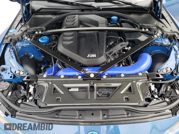 2023 BMW M3 Competition xDrive with VIN WBS43AY07PFP17918, listed as a Copart auction lot 58379405 with 11,581 mi miles and Salvage title. Bid and sale history available at DreamBid. Image 11.