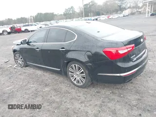 2014 Kia Cadenza Premium with VIN KNALN4D7XE5154705, listed as a IAAI auction lot 41288418 with 168,008 mi miles. Bid and sale history available at carsss.com. Image 3.