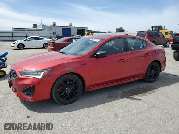 2020 Acura ILX Premium with VIN 19UDE2F8XLA002530, listed as a Copart auction lot 53042955 with 49,067 mi miles and Salvage title. Bid and sale history available at DreamBid. Image 1.