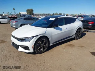 2023 Kia EV6 GT-Line with VIN KNDC4DLC3P5113050, listed as a IAAI auction lot 41318921 with 40,074 mi miles. Bid and sale history available at carsss.com. Image 20.