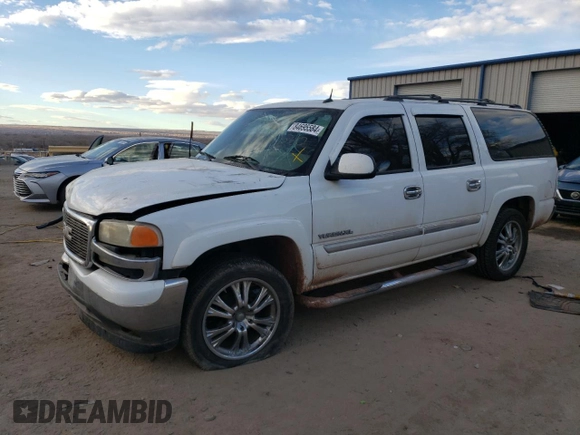 2005 GMC Yukon XL SLT with VIN 1GKEC16Z45J149459, listed as a Copart auction lot 84695584 with 0 mi miles and Salvage Title. Bid and sale history available at carsss.com. Image 1.