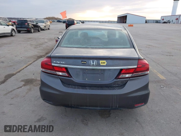 2015 Honda Civic Sedan LX with VIN 19XFB2F59FE258410, listed as a IAAI auction lot 41846497 with 204,917 mi miles. Bid and sale history available at carsss.com. Image 16.