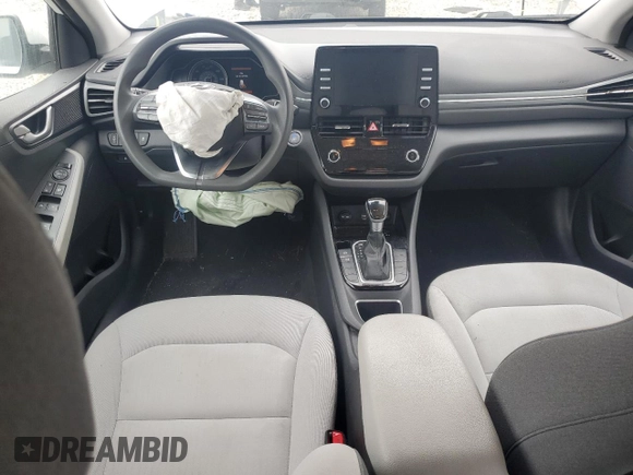2021 Hyundai Ioniq Blue with VIN KMHC65LC4MU246221, listed as a Copart auction lot 59340345 with 82,974 mi miles and Salvage title. Bid and sale history available at DreamBid. Image 8.