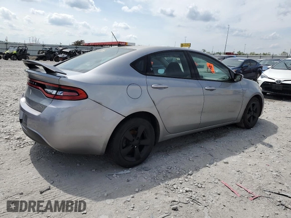 2015 Dodge Dart SXT with VIN 1C3CDFBB2FD146196, listed as a Copart auction lot 54125425 with 137,820 mi miles and Salvage title. Bid and sale history available at DreamBid. Image 3.