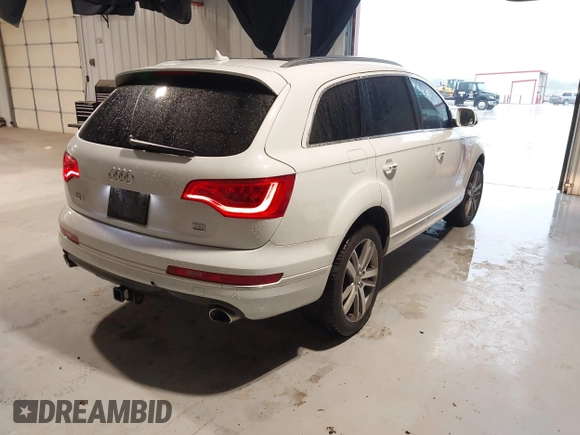 2015 Audi Q7 Premium Plus with VIN WA1LMAFE6FD016774, listed as a IAAI auction lot 42148140 with 148,317 mi miles and . Bid and sale history available at DreamBid. Image 4.