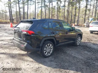 2024 Toyota RAV4 XLE Premium with VIN 2T3A1RFV0RW453018, listed as a IAAI auction lot 41572245 with 7,504 mi miles. Bid and sale history available at carsss.com. Image 4.