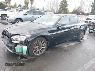 2020 Infiniti Q50 Red Sport 400 with VIN JN1FV7AP2LM630067, listed as a IAAI auction lot 41916706 with 38,786 mi miles and . Bid and sale history available at carsss.com. Image 20.