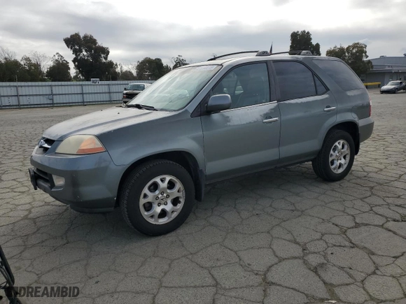2001 Acura MDX Touring Pkg with VIN 2HNYD18691H505595, listed as a Copart auction lot 47814415 with 152,765 mi miles and Salvage Title. Bid and sale history available at carsss.com. Image 1.