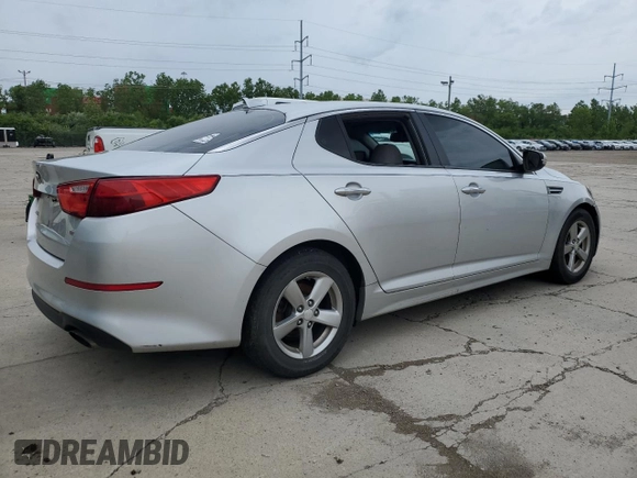 2014 Kia Optima LX z VIN 5XXGM4A72EG316575, wystawiony jako Copart lot #57855895 z przebiegiem 161 221 mil mil oraz Czysty tytuł • Clean title. Historia ofert i sprzedaży dostępna na DreamBid. Obrazek 3.