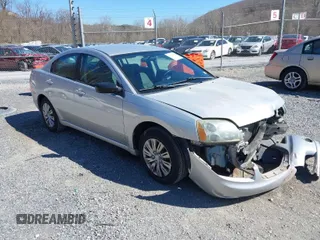 2008 Mitsubishi Galant ES with VIN 4A3AB36F28E019141, listed as a IAAI auction lot 41827566 with 156,269 mi miles. Bid and sale history available at carsss.com. Image 1.
