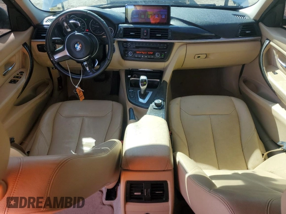 2015 BMW 3 Series 328i with VIN WBA3A5G53FNS83611, listed as a Copart auction lot 52117425 with 164,675 mi miles and Salvage Title. Bid and sale history available at carsss.com. Image 8.