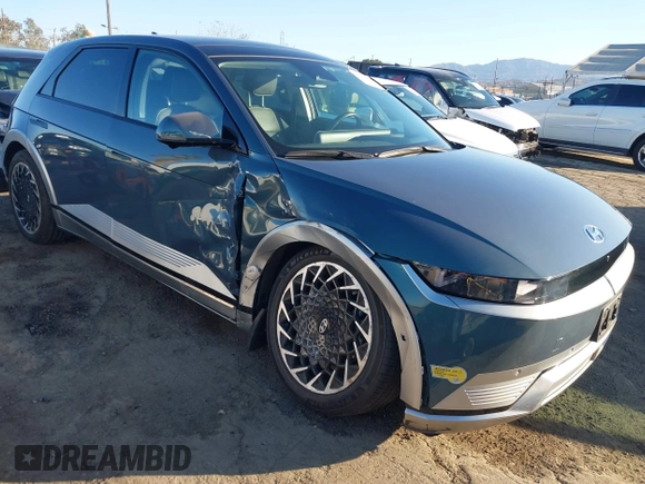 2022 Hyundai Ioniq 5 Limited with VIN KM8KRDAF3NU103837, listed as a IAAI auction lot 41329578 with 14,253 mi miles and . Bid and sale history available at DreamBid. Image 1.