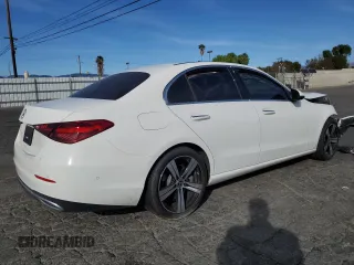 2023 Mercedes-Benz C 300 with VIN W1KAF4GBXPR137492, listed as a Copart auction lot 41928945 with 15,960 mi miles and Salvage title. Bid and sale history available at DreamBid. Image 3.