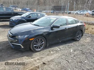 2020 Honda Civic Sedan EX with VIN 19XFC1F38LE210107, listed as a Copart auction lot 50033665 with 67,710 mi miles and Salvage Title. Bid and sale history available at carsss.com. Image 1.