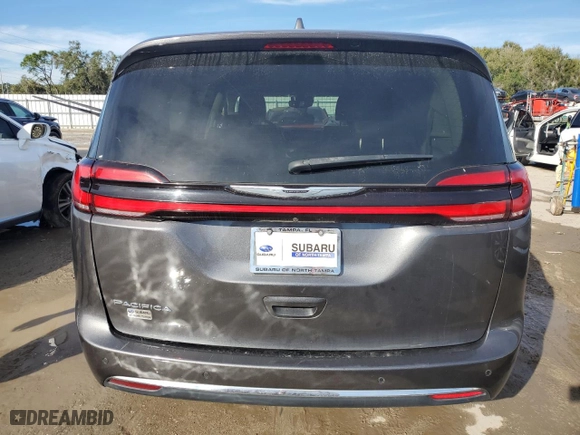 2021 Chrysler Pacifica Touring L with VIN 2C4RC1BG4MR512242, listed as a Copart auction lot 78109183 with 74,710 mi miles and Non Repairable. Bid and sale history available at carsss.com. Image 6.