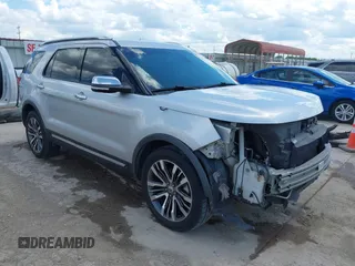 2018 Ford Explorer Platinum with VIN 1FM5K8HTXJGC54056, listed as a IAAI auction lot 42234089 with 96,555 mi miles and . Bid and sale history available at DreamBid. Image 1.