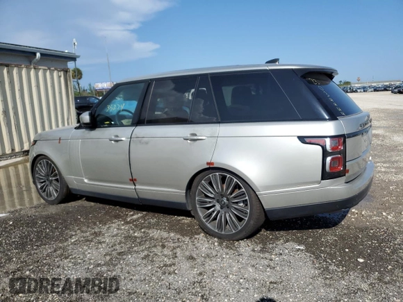 2020 Land Rover Range Rover with VIN SALGR2RK6LA567793, listed as a Copart auction lot 48127363 with 35,224 mi miles and . Bid and sale history available at DreamBid. Image 2.