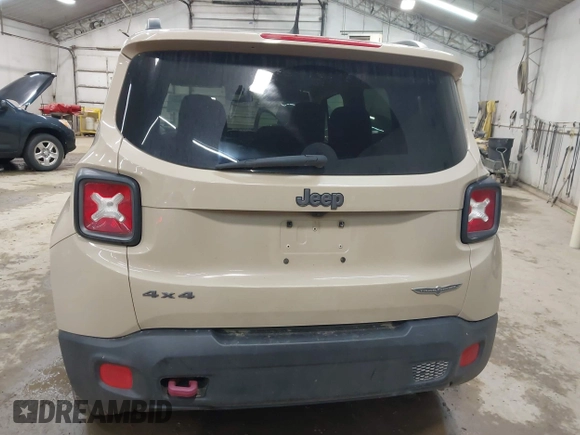 2017 Jeep Renegade Trailhawk z VIN ZACCJBCB6HPE97998, wystawiony jako IAAI lot #42435849 z przebiegiem 105 490 mil mil oraz . Historia ofert i sprzedaży dostępna na DreamBid. Obrazek 15.