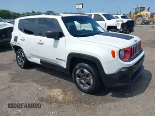 2018 Jeep Renegade Sport z VIN ZACCJBAB3JPH30955, wystawiony jako IAAI lot #42332330 z przebiegiem 146 759 mil mil oraz . Historia ofert i sprzedaży dostępna na DreamBid. Obrazek 1.