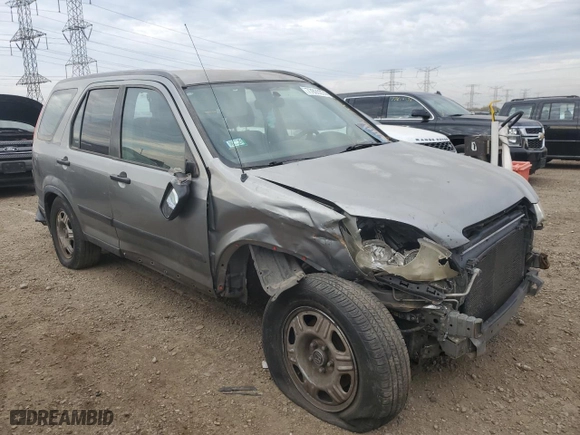 2006 Honda CR-V LX with VIN JHLRD68536C004648, listed as a Copart auction lot 77893374 with 0 mi miles and Salvage Title. Bid and sale history available at carsss.com. Image 4.