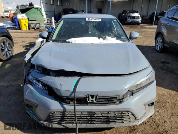 2023 Honda Civic Sedan EX with VIN 2HGFE1F76PH316225, listed as a Copart auction lot 45495465 with 0 mi miles and Non Repairable. Bid and sale history available at carsss.com. Image 5.