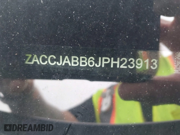 2018 Jeep Renegade Altitude с VIN ZACCJABB6JPH23913, выставлен на аукционе IAAI как лот 42439183 с пробегом 58 017 миль миль и . История ставок и продаж доступна на DreamBid. Изображение 17.