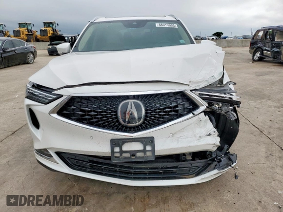 2023 Acura MDX Advance с VIN 5J8YE1H87PL006358, выставлен на аукционе Copart как лот 56013605 с пробегом 49 109 миль миль и Списание • Salvage title. История ставок и продаж доступна на DreamBid. Изображение 5.