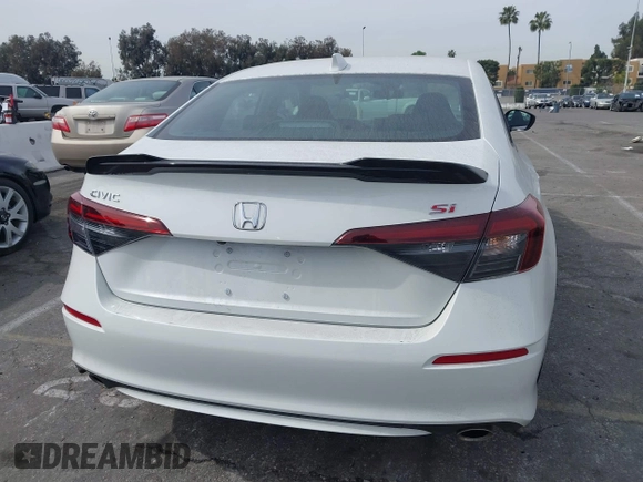 2025 Honda Civic Si with VIN 2HGFE1E52SH473243, listed as a IAAI auction lot 41680486 with 870 mi miles and . Bid and sale history available at DreamBid. Image 16.