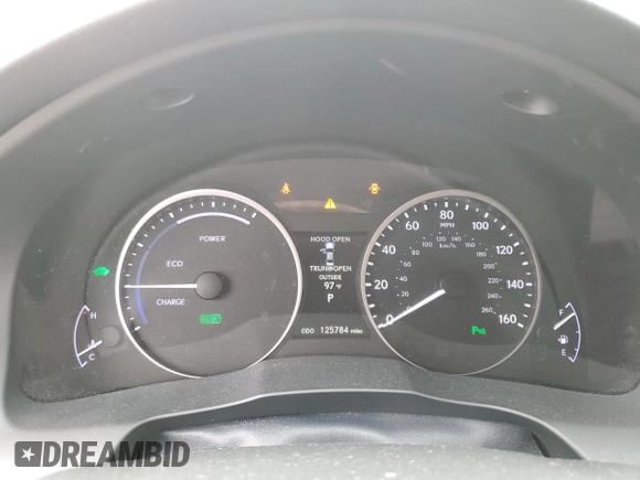 2013 Lexus ES 300h with VIN JTHBW1GG9D2014231, listed as a Copart auction lot 54679625 with 125,784 mi miles and Non repairable. Bid and sale history available at DreamBid. Image 9.