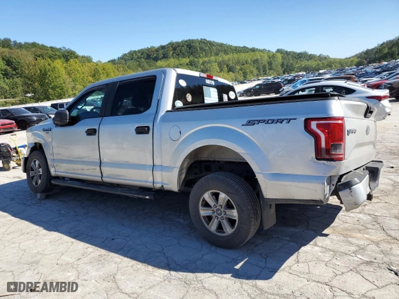 2017 Ford F-150 XL with VIN 1FTEW1C86HFB15464, listed as a Copart auction lot 73723724 with 140,876 mi miles and Salvage Title. Bid and sale history available at carsss.com. Image 2.